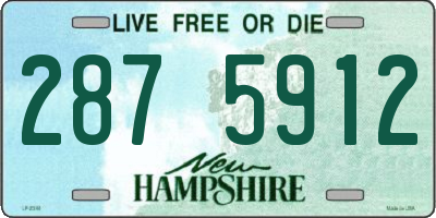 NH license plate 2875912