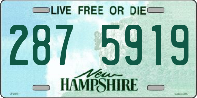 NH license plate 2875919