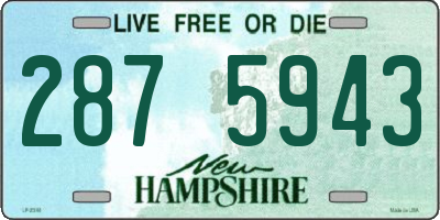 NH license plate 2875943