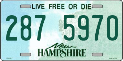 NH license plate 2875970