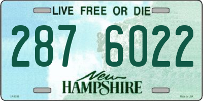 NH license plate 2876022