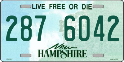 NH license plate 2876042