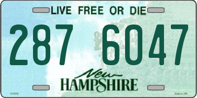 NH license plate 2876047