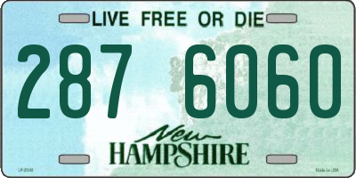 NH license plate 2876060
