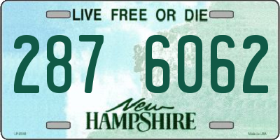 NH license plate 2876062