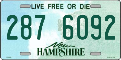 NH license plate 2876092