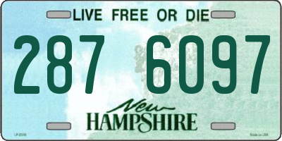 NH license plate 2876097