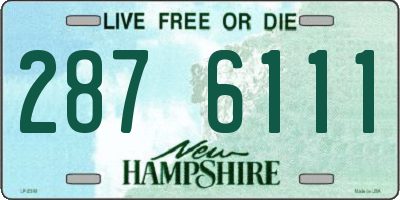 NH license plate 2876111