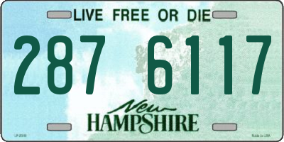 NH license plate 2876117