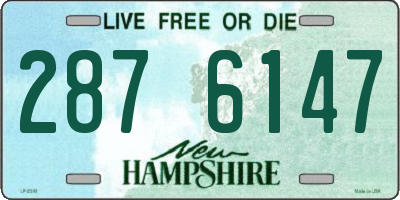 NH license plate 2876147