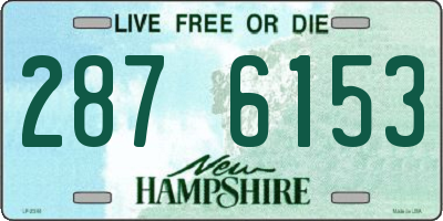NH license plate 2876153
