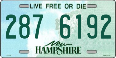 NH license plate 2876192