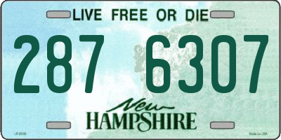 NH license plate 2876307