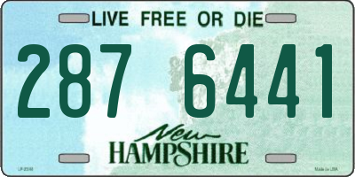NH license plate 2876441