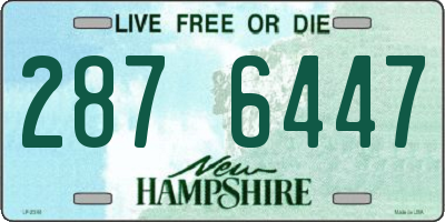 NH license plate 2876447