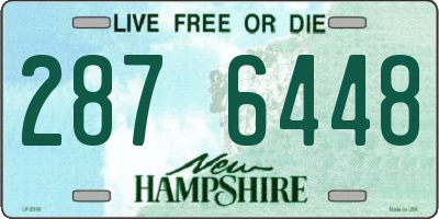 NH license plate 2876448
