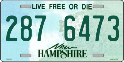 NH license plate 2876473