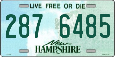 NH license plate 2876485