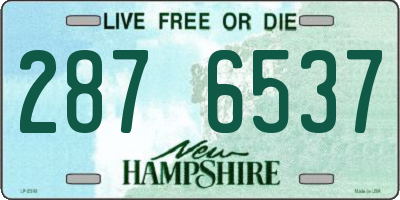 NH license plate 2876537