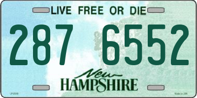 NH license plate 2876552