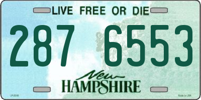 NH license plate 2876553