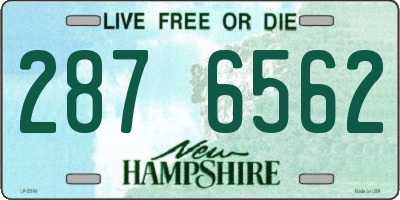NH license plate 2876562