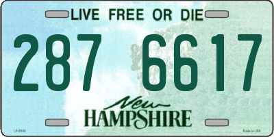 NH license plate 2876617