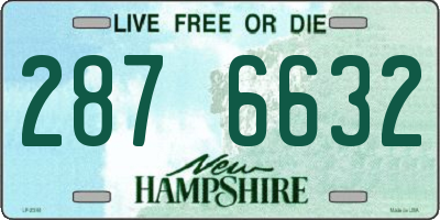 NH license plate 2876632
