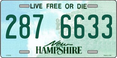 NH license plate 2876633