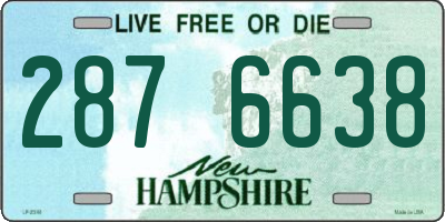 NH license plate 2876638
