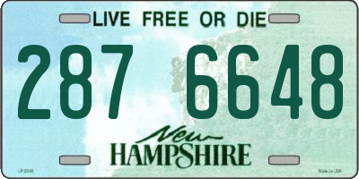 NH license plate 2876648