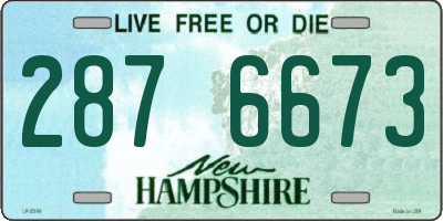 NH license plate 2876673