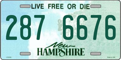 NH license plate 2876676