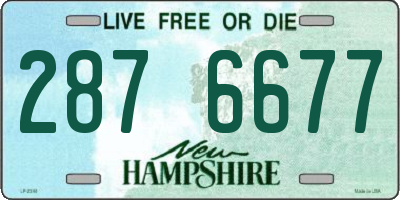 NH license plate 2876677
