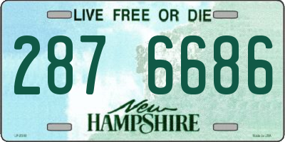 NH license plate 2876686