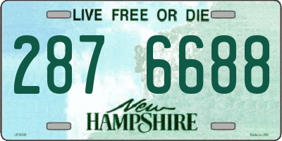 NH license plate 2876688