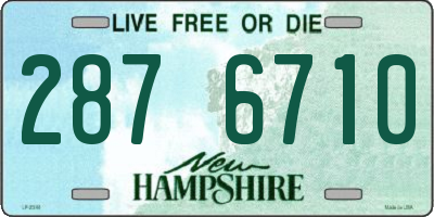 NH license plate 2876710