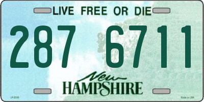 NH license plate 2876711
