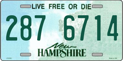 NH license plate 2876714