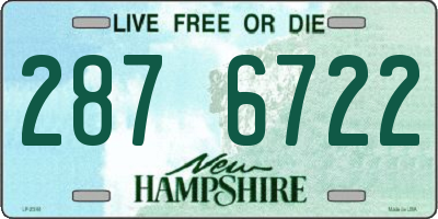 NH license plate 2876722