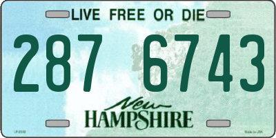 NH license plate 2876743