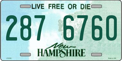 NH license plate 2876760