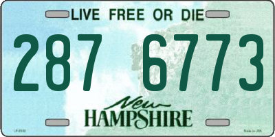 NH license plate 2876773
