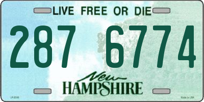 NH license plate 2876774