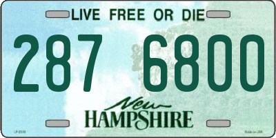 NH license plate 2876800