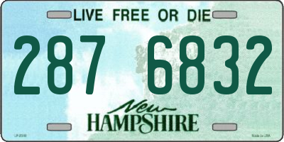 NH license plate 2876832