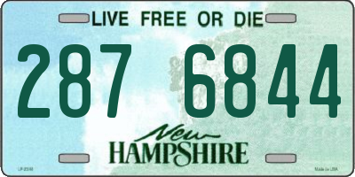 NH license plate 2876844