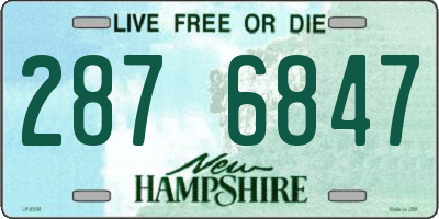 NH license plate 2876847