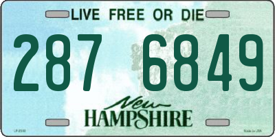 NH license plate 2876849