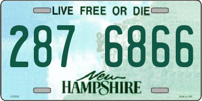 NH license plate 2876866